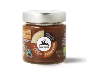 Krem orzechowo czekoladowy Fair Trade BIO 180 g - ALCE NERO