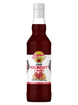 Syrop malinowy z miodem 500 ml - Górwit