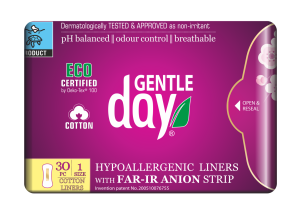 Wkładki higieniczne z paskiem anionowym 30szt. - GENTLE DAY