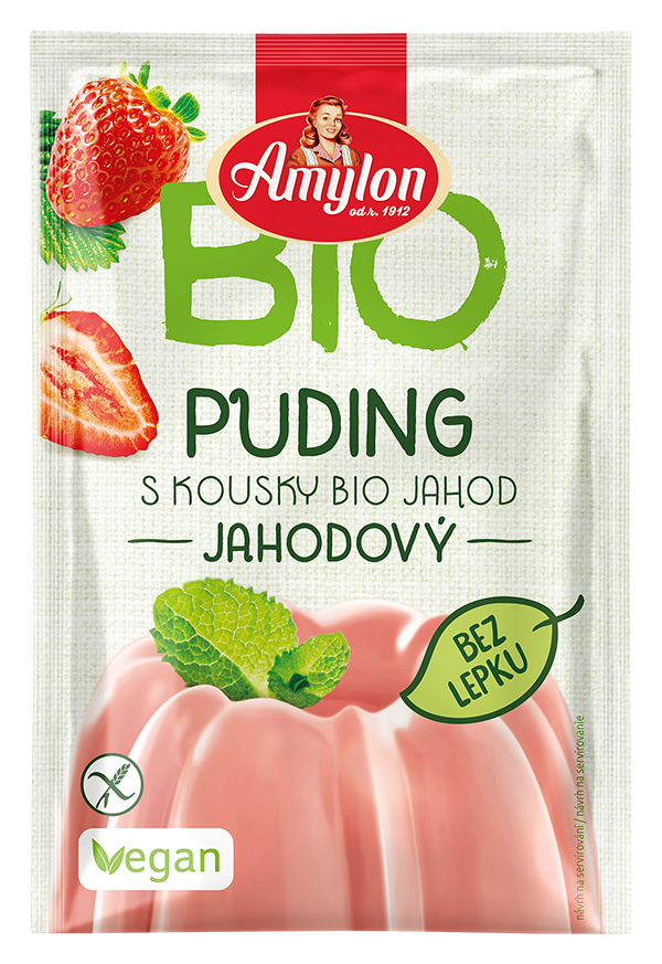 BUDYŃ TRUSKAWKOWY (BEZGLUTENOWY) BIO 40 g - AMYLON