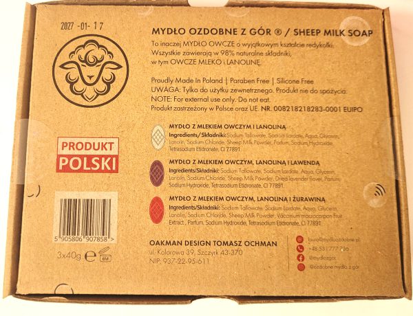 Naturalne mydło ozdobne- zestaw 3szt. - obrazek 2