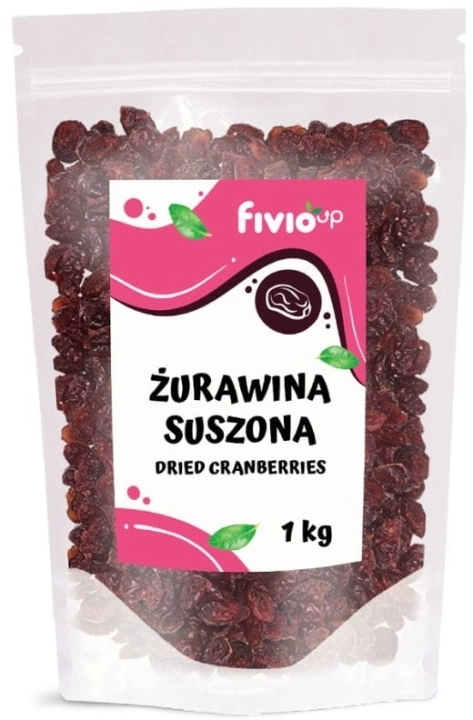 Żurawina suszona cięta1kg- FIVIO UP