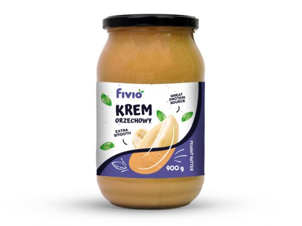Krem orzechowy (masło orzechowe) SMOOTH 900g-FIVIO