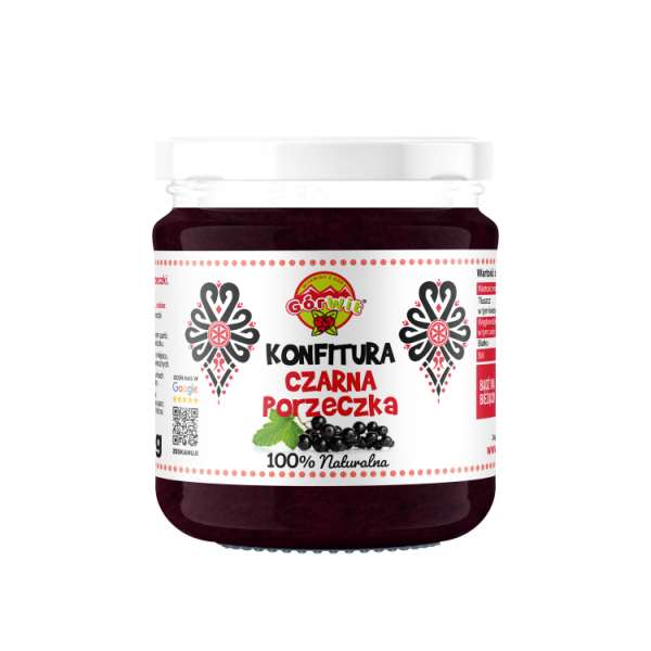 KONFITURA Z CZARNEJ PORZECZKI 210g- GÓRWIT