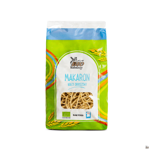 MAKARON BIAŁY ORKISZOWY NITKI 400g BIO- BABALSCY