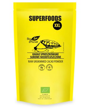 KAKAO SUROWE SPROSZKOWANE BIO 400 g - BIO PLANET SUPERFOODS