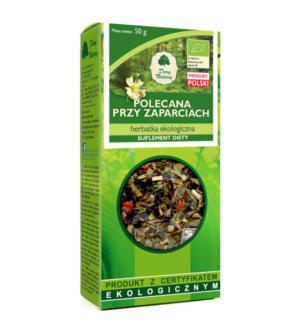 Herbatka polecana przy zaparciach EKO 50 g - suplement diety - DARY NATURY