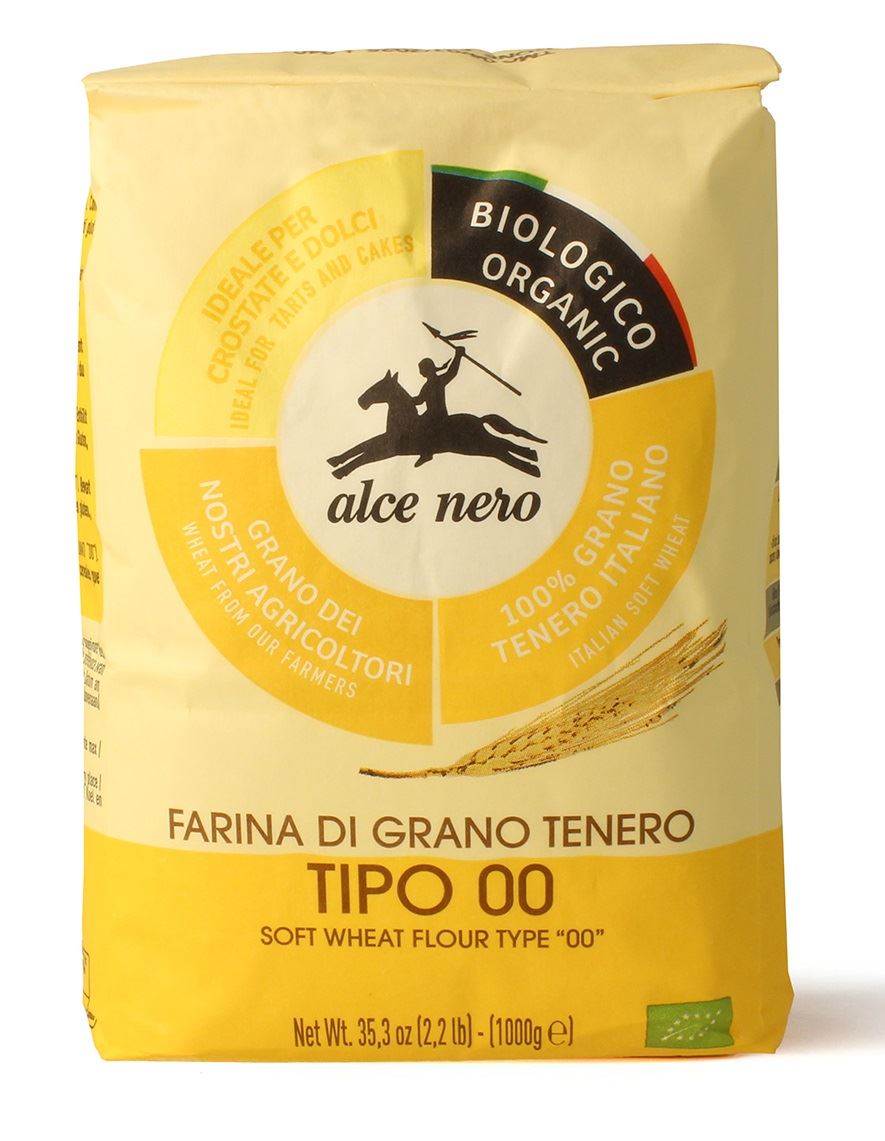 MĄKA PSZENNA TYP ”00” DO SŁODKICH WYPIEKÓW BIO 1 kg - ALCE NERO