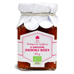 KONFITURA Z DZIKIEJ RÓŻY EKO 180g - DARY NATURY
