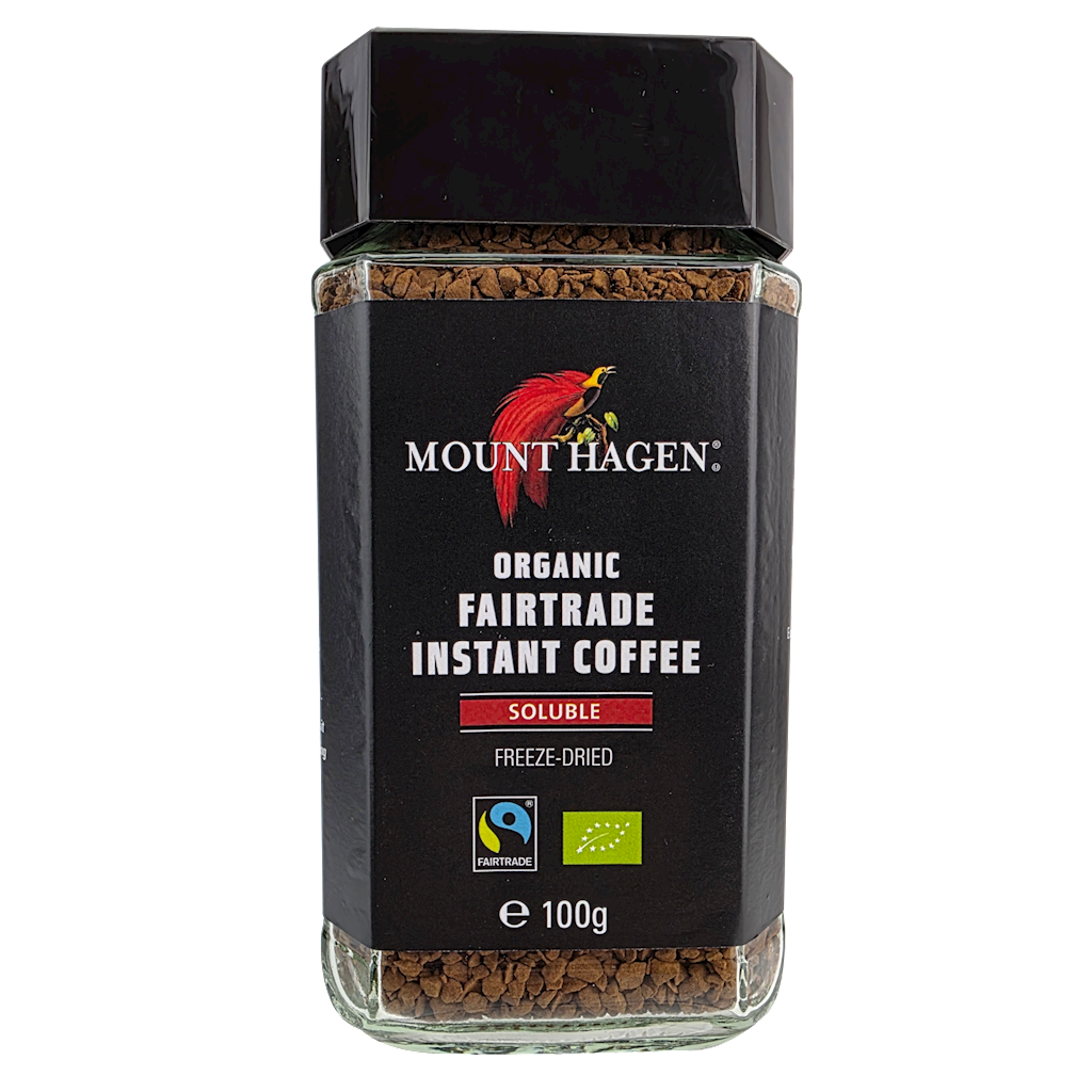 KAWA ROZPUSZCZALNA ARABICA/ROBUSTA FAIR TRADE BIO 100 g - MOUNT HAGEN