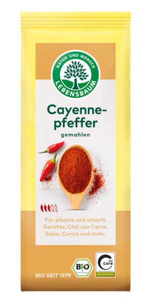 CHILI ( PIEPRZ CAYENNE) BIO 50g - LEBENSBAUM