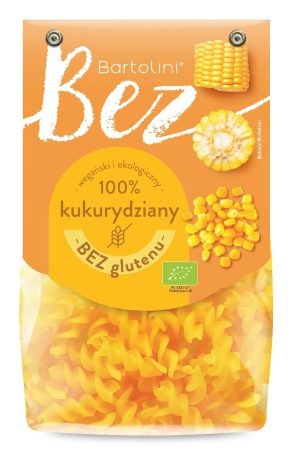 MAKARON ( KUKURYDZIANY) ŚWIDERKI BEZGLUTENOWY BIO 250g - BARTOLINI