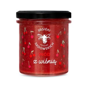 MIÓD Z WIŚNIĄ 430g - PASIEKI SADOWSKICH