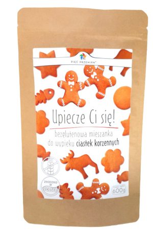 MIESZANKA NA CIASTKA KORZENNE BEZGLUTENOWE 600g-PIĘĆ PRZEMIAN