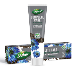PASTA DO ZĘBÓW KOMPLEKSOWA PIELĘGNACJA Z CZARNUSZKĄ BEZ FLUORU 100 ml - DABUR