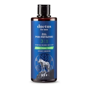 ŻEL POD PRYSZNIC FOR MEN 3W1 ODŻYWCZY 300ml - DUETUS FOR MEN