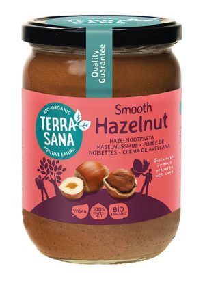 KREM Z ORZECHÓW LASKOWYCH PRAŻONYCH 100% BIO 500g - TERRASANA