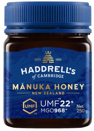 MIÓD MANUKA MGO 968+ UMF 22+ 250g - HADDRELL'S OF CAMBRIDGE