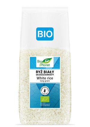 RYŻ BIAŁY DŁUGOZIARNISTY BEZGLUTENOWY BIO 1kg - BIO PLANET