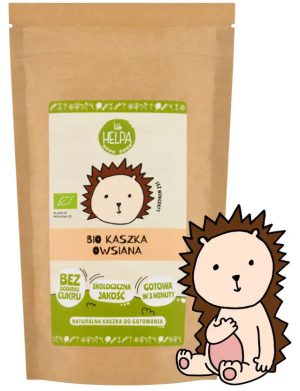 KASZKA OWSIANA BEZ DODATKU CUKRÓW BIO 200g - HELPA