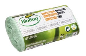 WORKI NA ODPADY BIO I ZMIESZANE 6l 30szt ( KOMPOSTOWALNE I BIODEGRADOWALNE) - BIOBAG