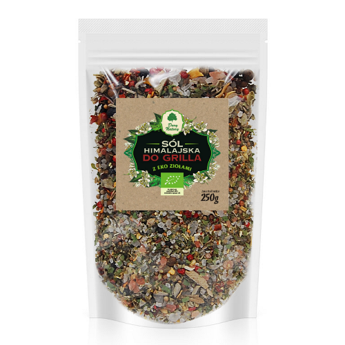 UZUPEŁNIACZ SÓL HIMALAJSKA DO GRILLA 250g-DARY NATURY