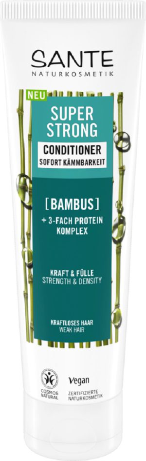 ODŻYWKA WZMACNIAJĄCA DO WŁOSÓW SŁABYCH I ŁAMLIWYCH BAMBUS I POTRÓJNY KOMPLEKS PROTEINOWY ECO 150 ml - SANTE