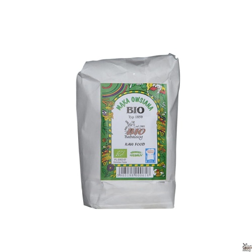 MĄKA RAZOWA OWSIANA BIO 0,5kg TYP 1850 - BABALSCY