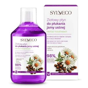 Ziołowy płyn do płukania jamy ustnej ortodontyczny 500ml-SYLVECO
