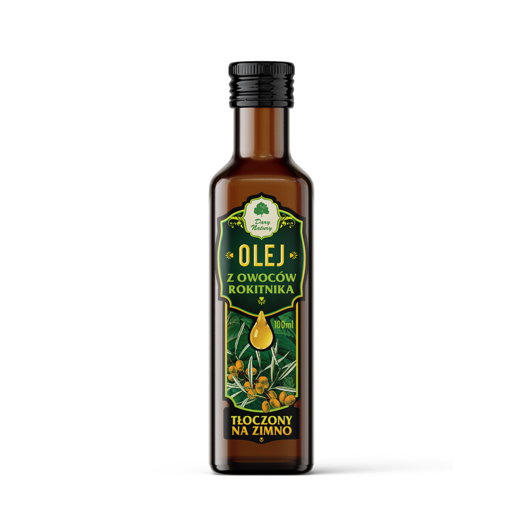 OLEJ Z OWOCÓW ROKITNIKA 100ml - DARY NATURY