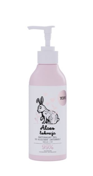 Naturalny żel do higieny intymnej, aloes i lukrecja, 300 ml- Yope
