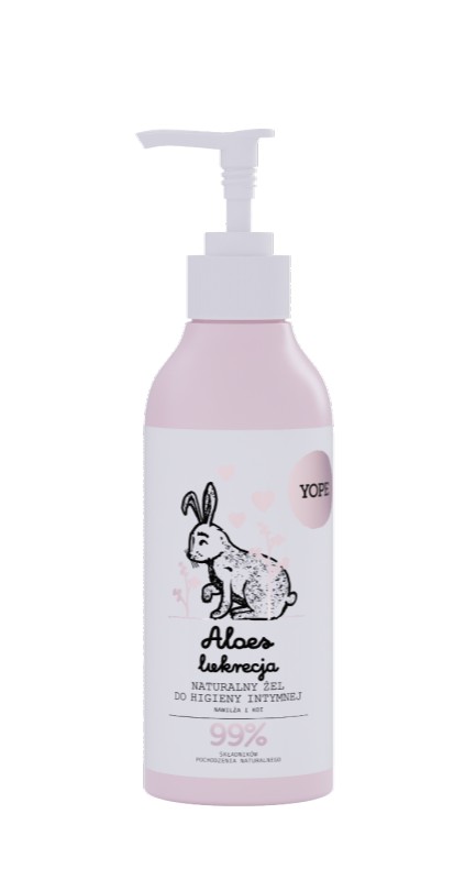 Naturalny żel do higieny intymnej, aloes i lukrecja, 300 ml- Yope
