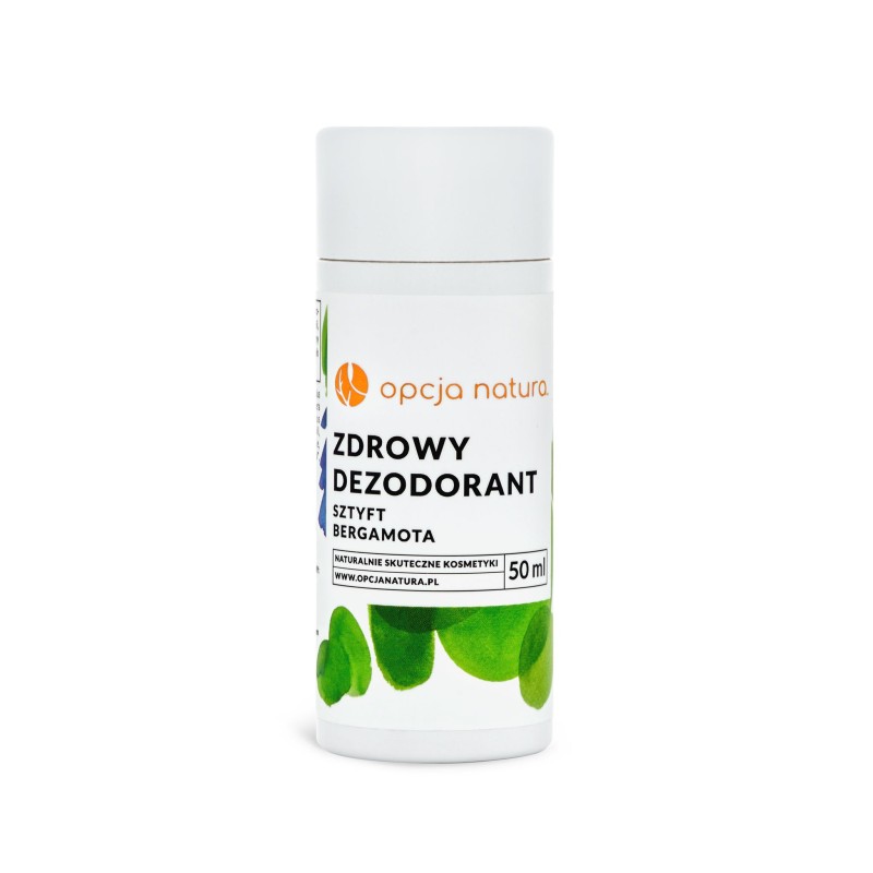 Zdrowy dezodorant, sztyft, bergamota, 50ml - Opcja Natura